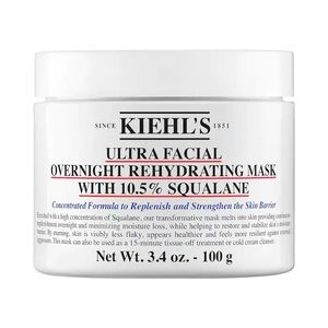 Kiehl's 
Ultra Facial Overnight Hydrating Face Mask with 10.5% Squalane